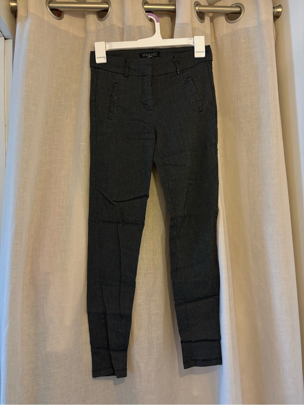 Stella Luce Black Skinny Ponte Pants